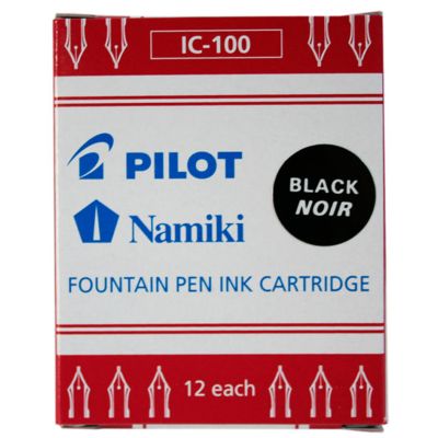 PILOT Tintenpatronen Namiki, für Füllhalter Capless, schwarz