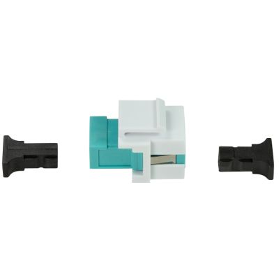 LogiLink LWL Kupplung, 2x SC-Simplex, Multimode, aquablau