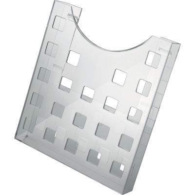 helit Wandhalter für Prospekthalter, grau-transparent