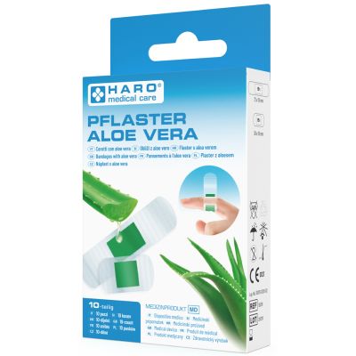 HARO Pflaster-Strips Aloe Vera, transparent, 10er Pack