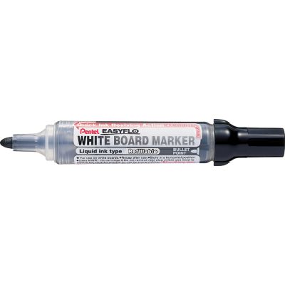 Pentel Whiteboard-Marker EASYFLO MW50M, Rundspitze, schwarz