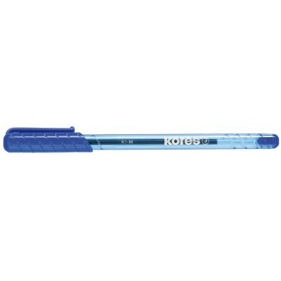 Kores Einweg-Kugelschreiber K-PEN K1, blau, Strichstärke: M