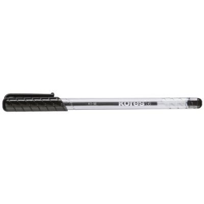 Kores Einweg-Kugelschreiber K-PEN K1, schwarz, Strichst.: M