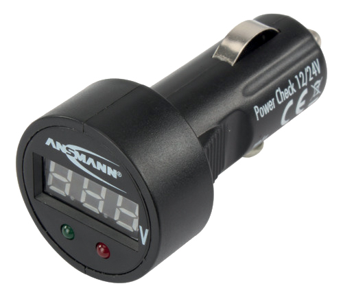 ANSMANN KFZ-Batterie-Tester , Power Check 12-24 V, , schwarz
