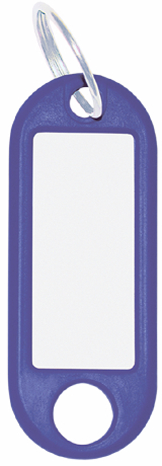 WEDO Schlüsselanhänger mit Ring, Durchmesser: 18 mm, blau