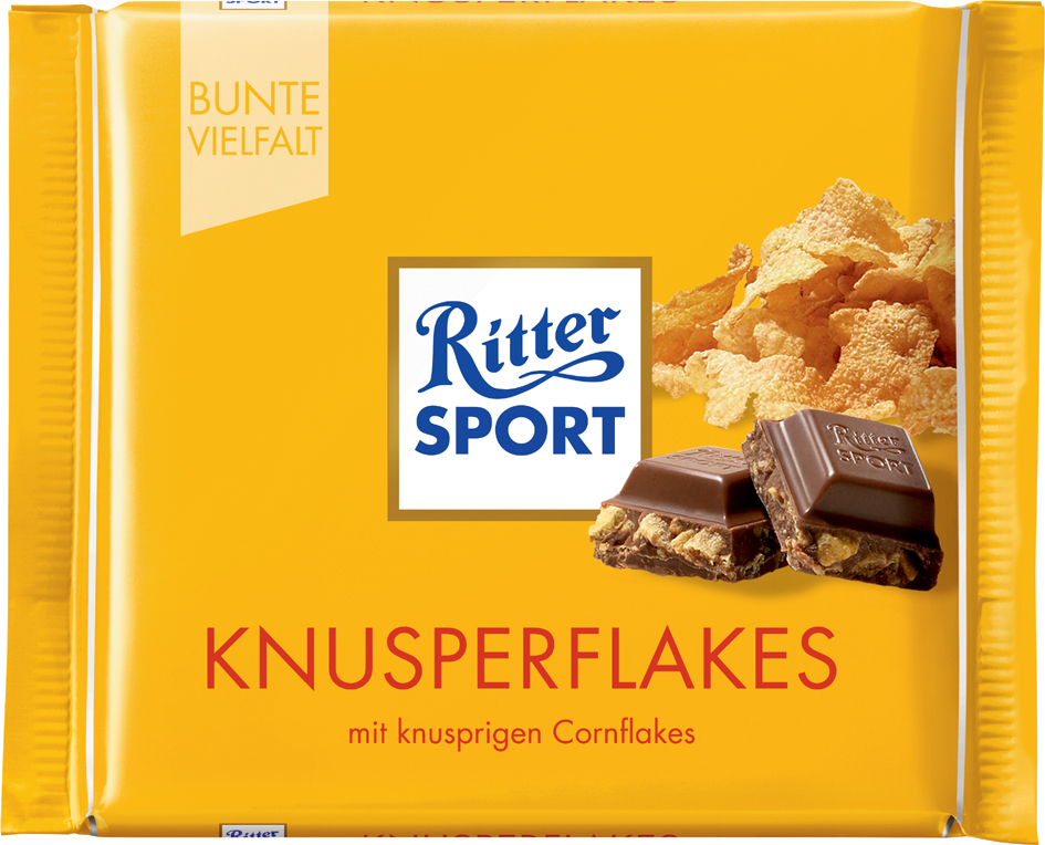 Bild von Ritter SPORT Tafelschokolade KNUSPERFLAKES, 100 g