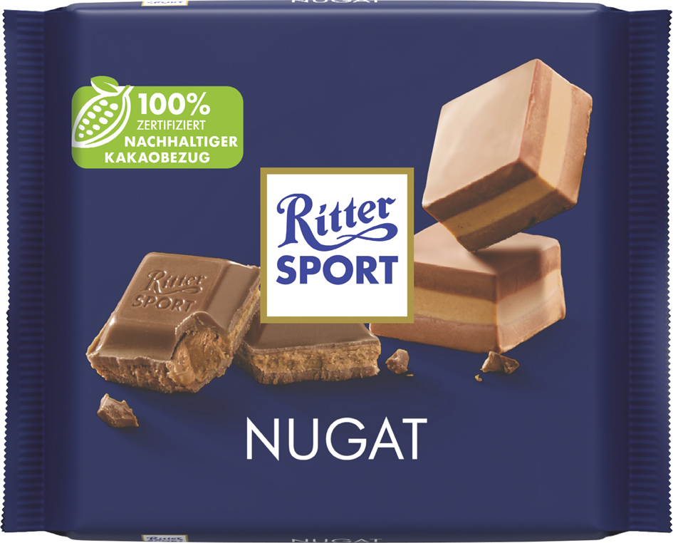 Bild von Ritter SPORT Tafelschokolade NUGAT, 100 g