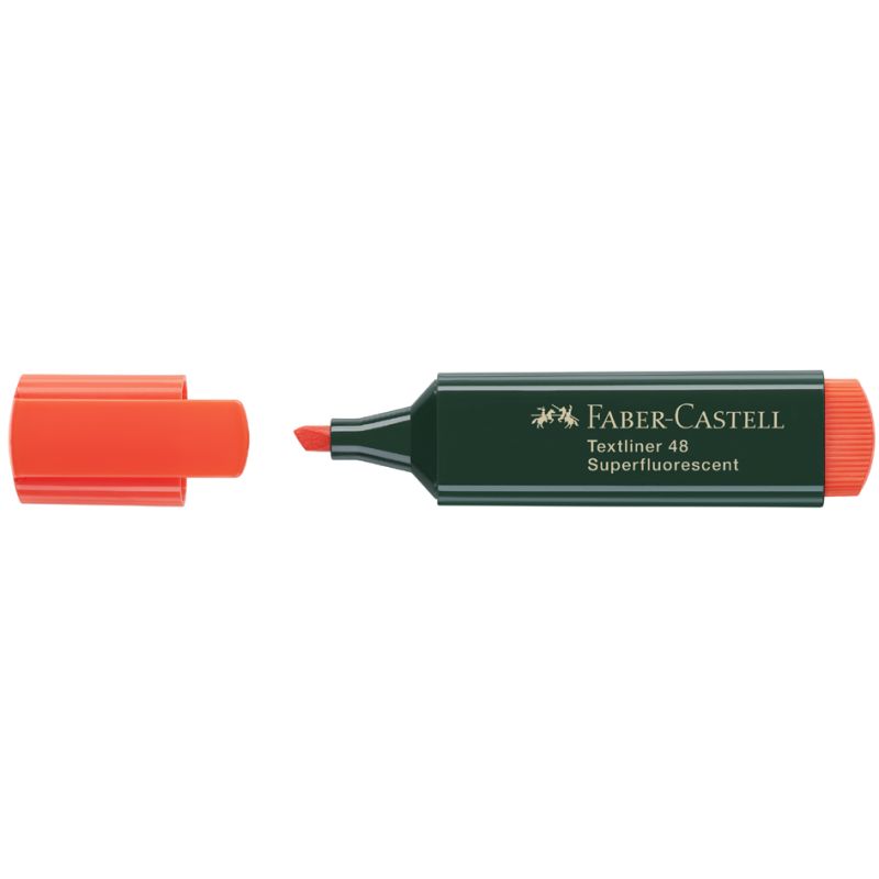 FABER-CASTELL Textmarker TEXTLINER 48 REFILL, orange
