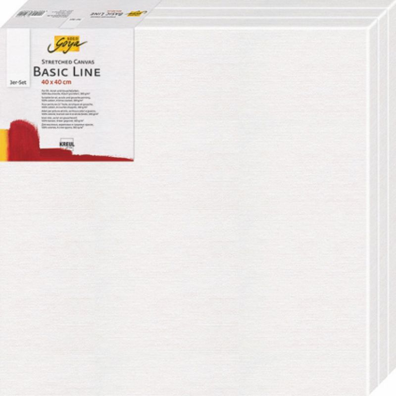 KREUL Keilrahmen-Set SOLO Goya BASIC LINE, 400 x 400 mm