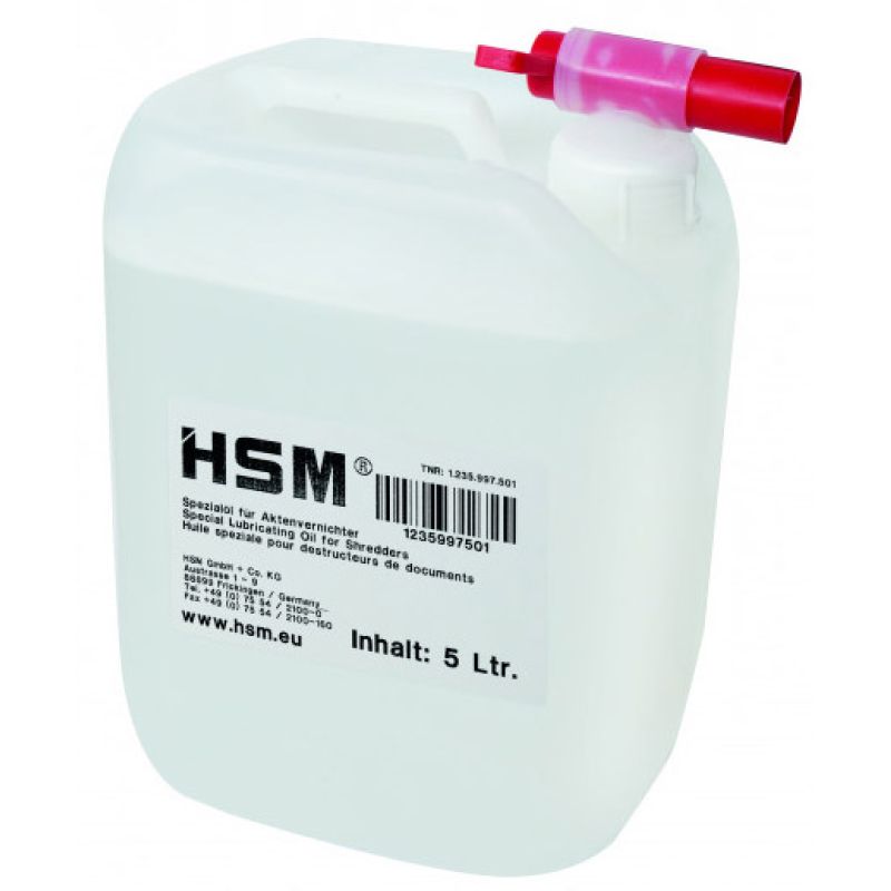 HSM Schneidblock-Spezialreinigungsöl, 5 Liter Kanister