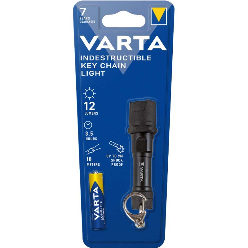 VARTA Taschenlampe Indestructible Key Chain, inkl. 1 x AAA