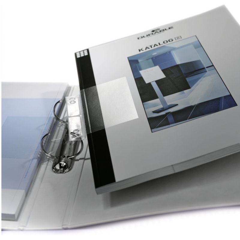 DURABLE Heftstreifen Filefix maxi, 60 x 100 mm, transparent