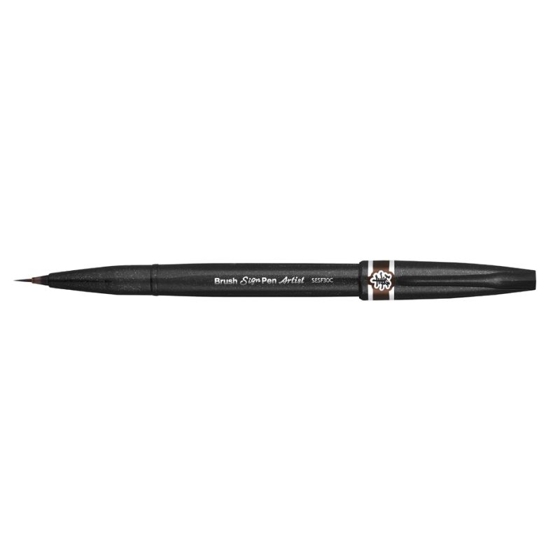PentelArts Pinselstift Sign Pen Artist, braun