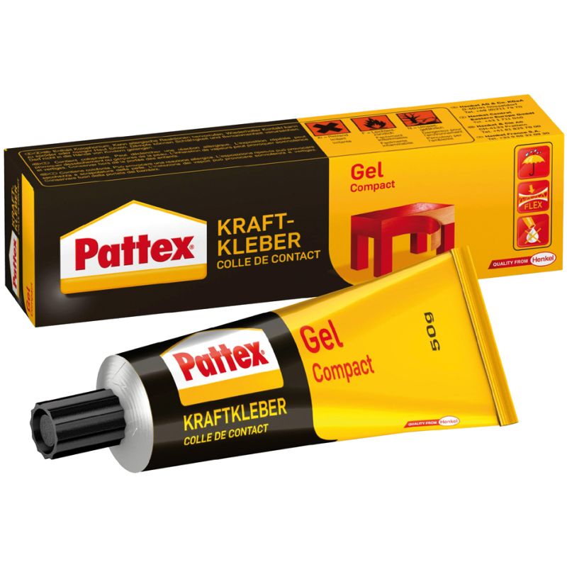 Pattex Kraftkleber Gel Compact, lsemittelhaltig, 50 g Tube