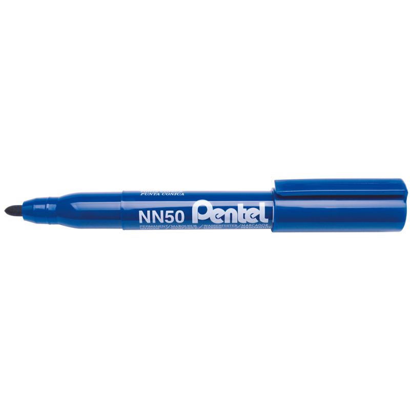 Pentel Permanent-Marker GREEN-LABEL NN50, blau