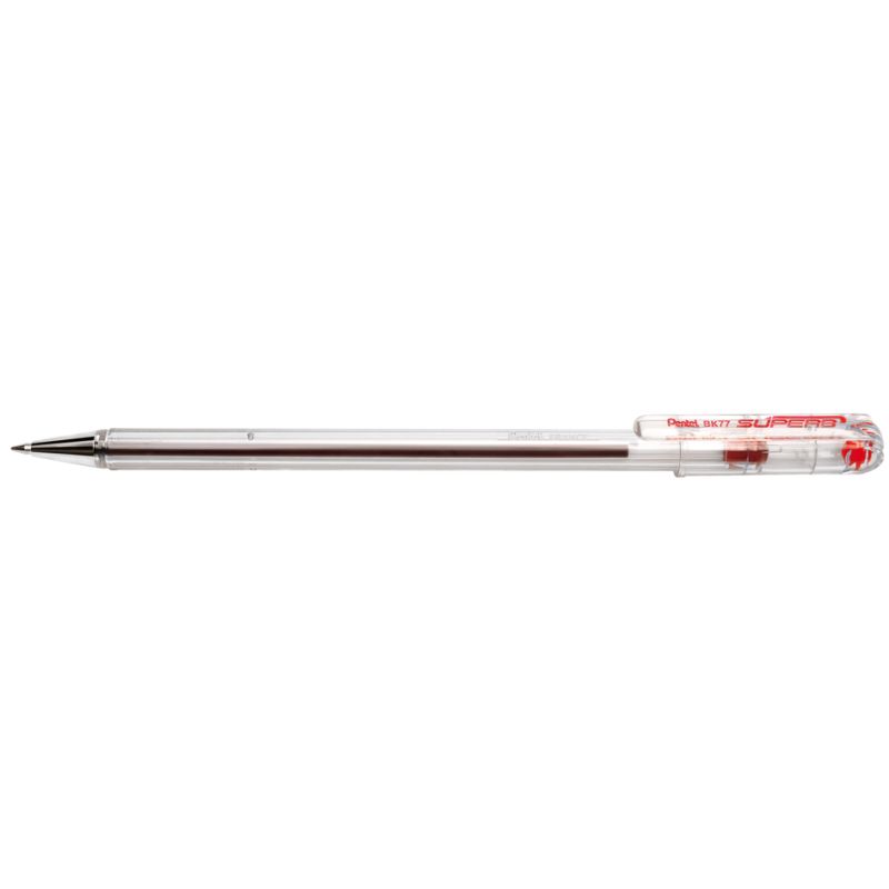 Pentel Kugelschreiber SUPERB BK77, rot