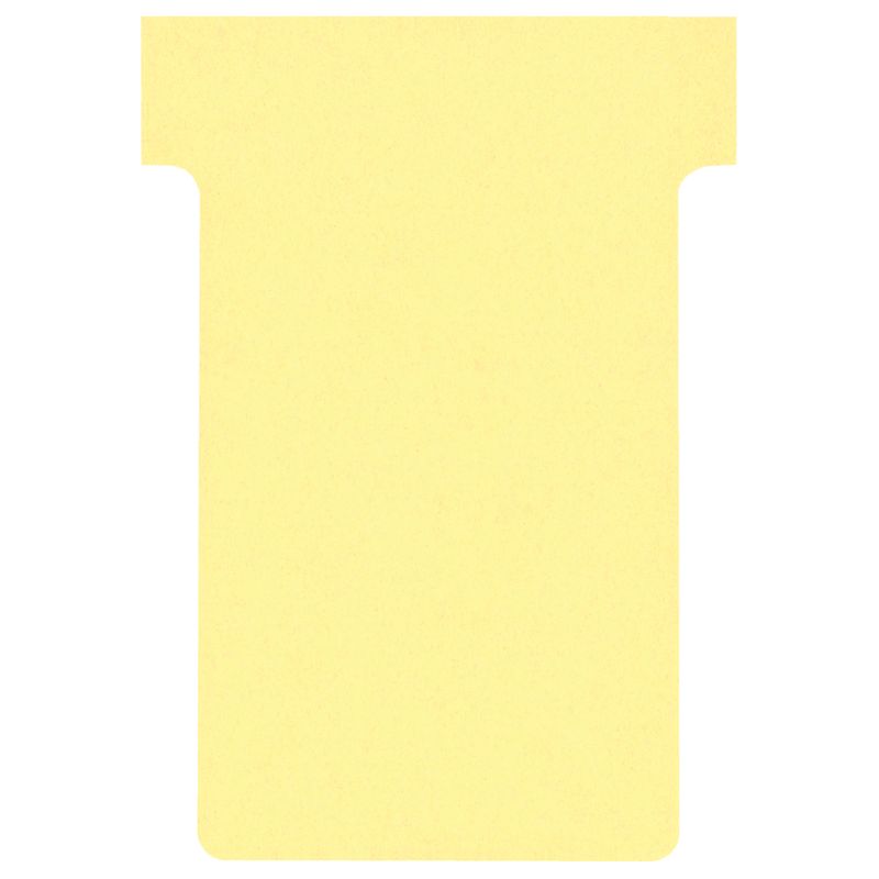 nobo T-Karten, Gre 2 / 60 mm, 170 g/qm, gelb