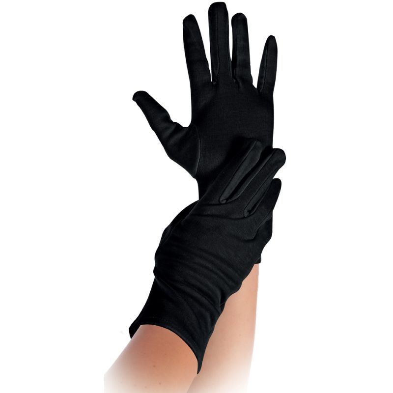 HYGOSTAR Baumwoll-Handschuh Nero, schwarz, M