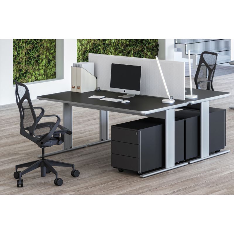 Schreibtisch Unic mit Anbau Kerkmann Büromöbel