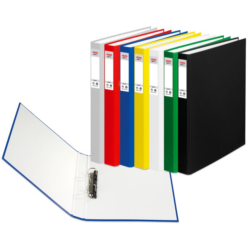 herlitz Ringbuch maX.file protect, A4, 2-Ring-Mechanik, wei