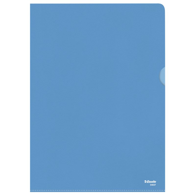 Esselte Sichthllen Standard, DIN A4, PP, blau, 0,12 mm