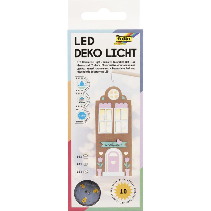 LED-Deko-Licht, starkes Teelicht für Laternen