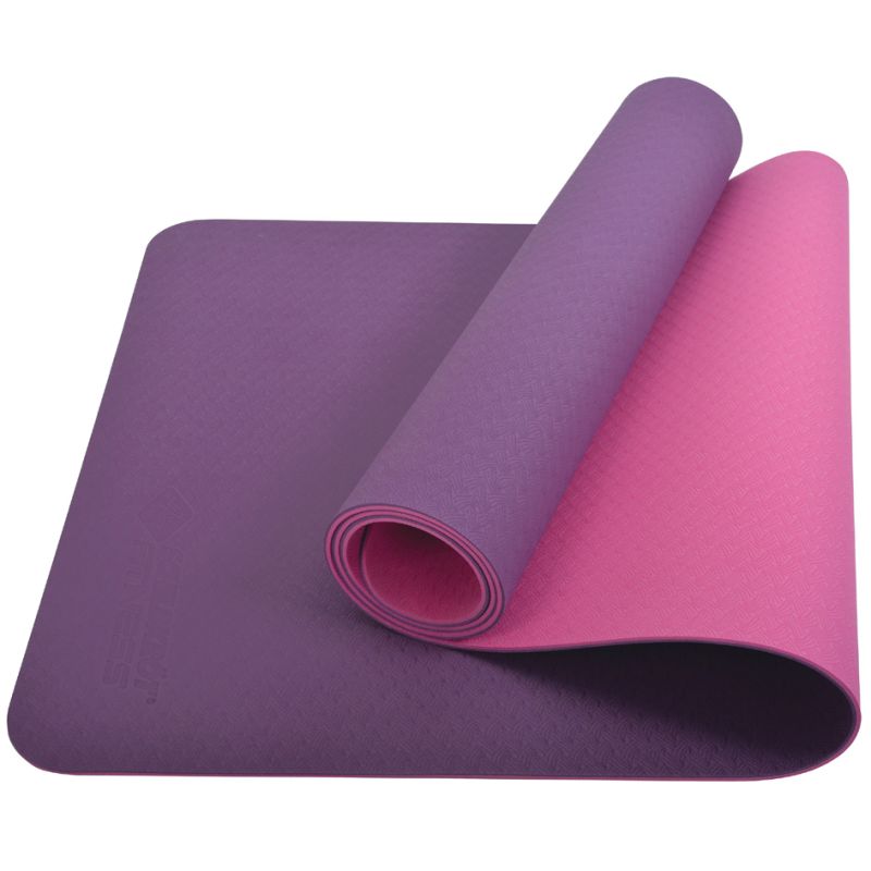 SCHILDKRT Yogamatte BICOLOR, 4 mm, violett/pink