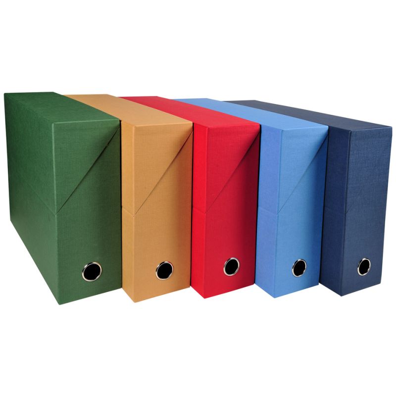 EXACOMPTA Archivbox, DIN A4, Karton, 120 mm, dunkelblau