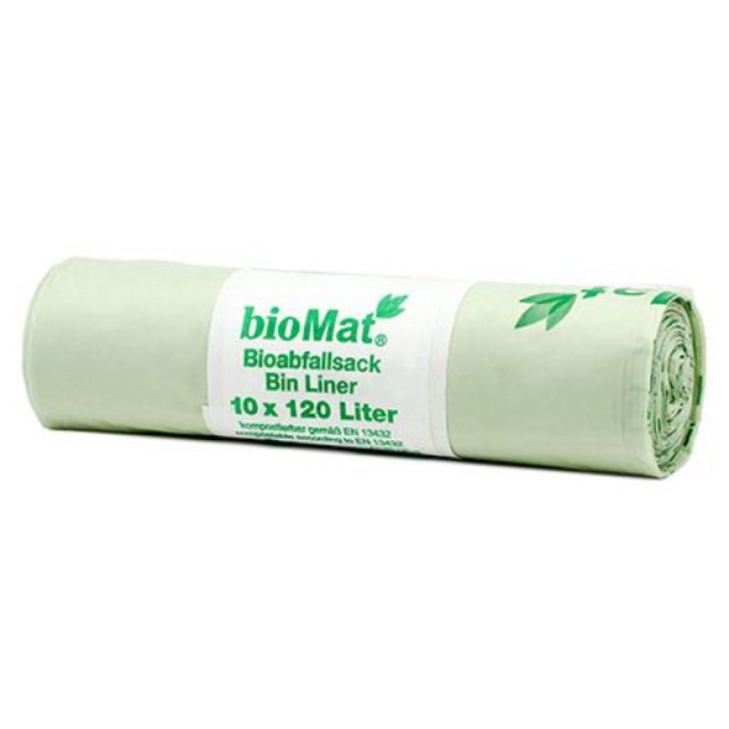 PAPSTAR Bioabfallsack bioMAT, 120 Liter, grn