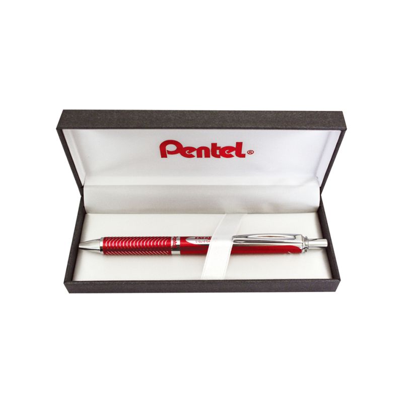 Pentel Gel-Tintenroller EnerGel Sterling BL407, silber