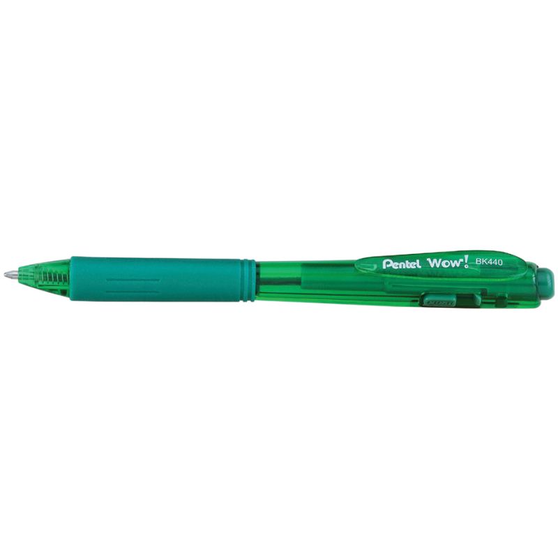 Pentel Druckkugelschreiber WOW BK440, grün