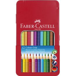 FABER-CASTELL Dreikant-Buntstifte Colour GRIP, 36er Etui