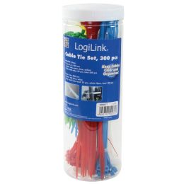 LogiLink Kabelbinder-Set, sortiert, Nylon, Inhalt: 200 Stck