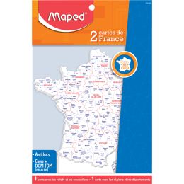 Maped Schablone Frankreich-Landkarte, Inhalt: 2 Stck