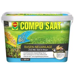 COMPO Rasen-Neuanlage-Mix, 2,2 kg fr 100 qm