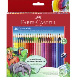 FABER-CASTELL Dreikant-Buntstifte Colour GRIP, 6er Etui