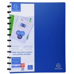 EXACOMPTA Sichtbuch DIN A4, 30 Hllen, blau