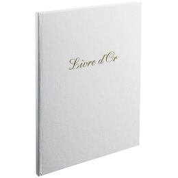 EXACOMPTA Gästebuch Livre dOr, 270 x 220 mm, weiß
