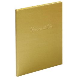 EXACOMPTA Gästebuch Livre dOr, 270 x 220 mm, gold