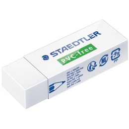 STAEDTLER Radierer PVC-free B20, wei