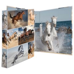 HERMA Ringbuch Animals - Pferde, DIN A4, 2-Ring-Mechanik