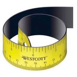 WESTCOTT Flachlineal, Lnge: 300 mm, flexibel, magnetisch