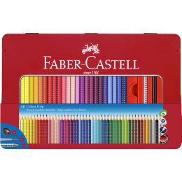 FABER-CASTELL Dreikant-Buntstifte Colour GRIP, 24er Etui