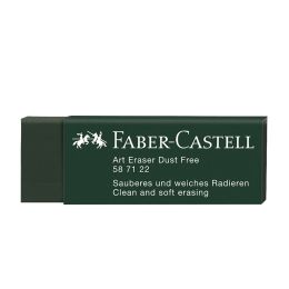 FABER-CASTELL Kunststoff-Radierer DUST-FREE, schwarz