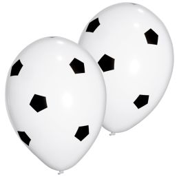 PAPSTAR Luftballons Soccer, schwarz/wei