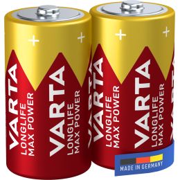 VARTA Alkaline Batterie LONGLIFE Max Power, Baby (C/LR14)