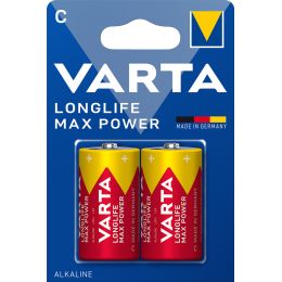VARTA Alkaline Batterie Longlife Max Power, Baby (C/LR14)