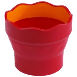 FABER-CASTELL Wasserbecher CLIC & GO, rot