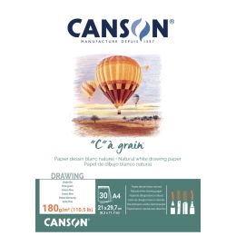 CANSON Zeichenpapierblock C  grain, DIN A4, 180 g/qm