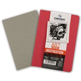 CANSON Skizzenheft Art Book Inspiration, A4, rot / grau